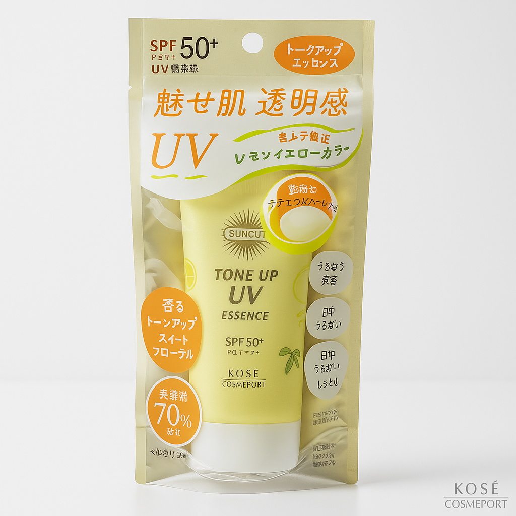 KOSÉ Cosmeport Suncut Tone Up UV Essence SPF50+ PA++++